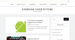 Desktop Screenshot of energiseyourfuture.com