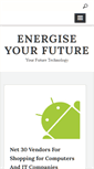 Mobile Screenshot of energiseyourfuture.com
